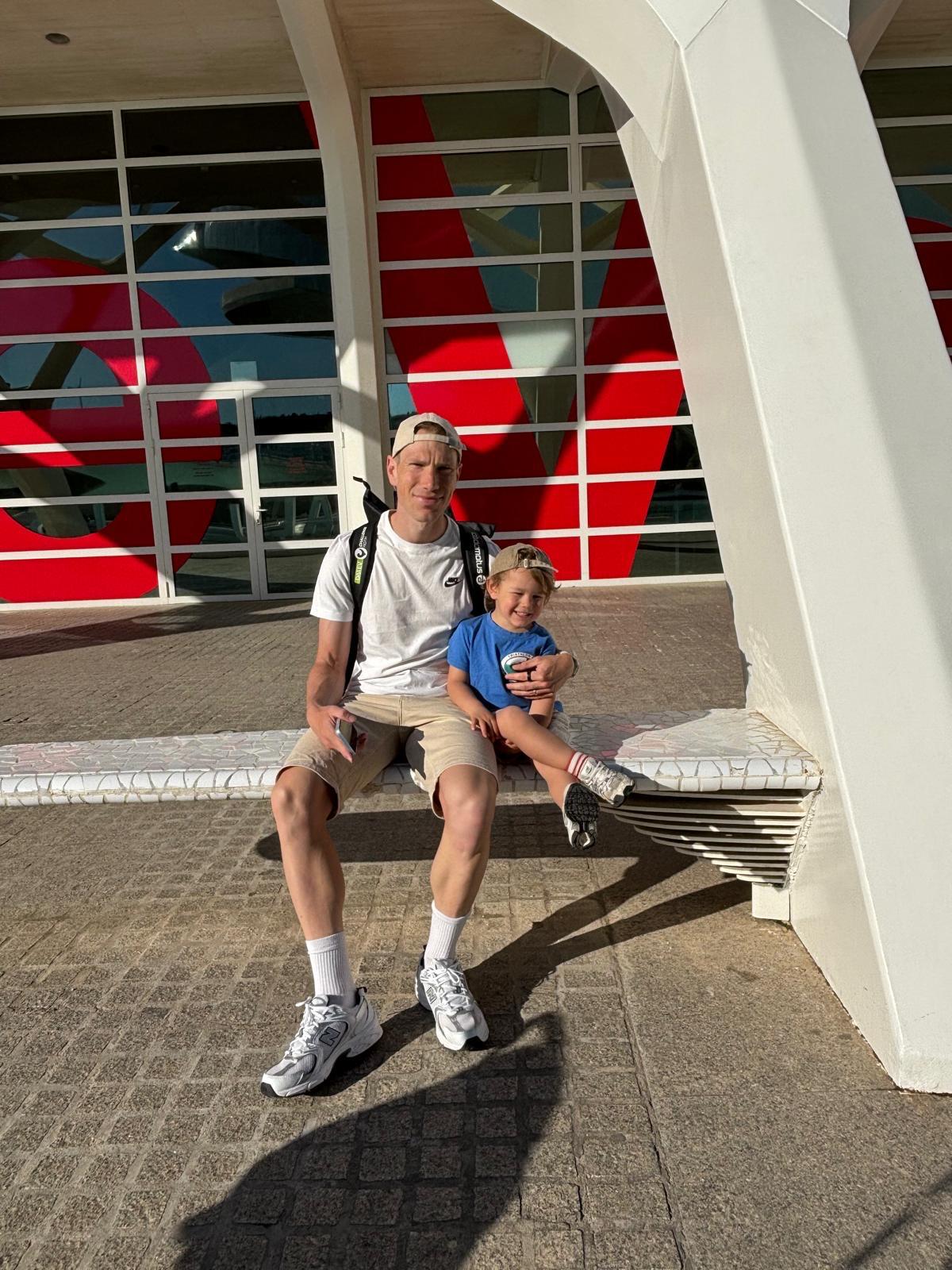 Steffen met Cyril in Valencia